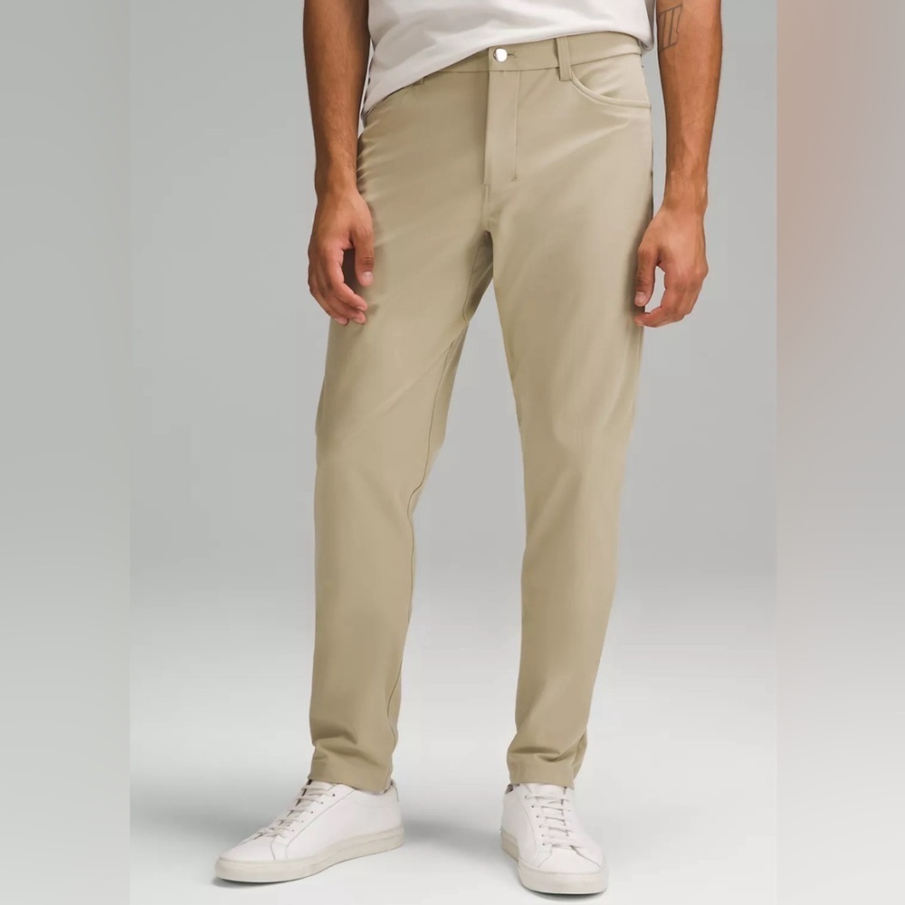 LULULEMON Sz 34 ABC Slim-Fit 5 Pocket Warpstreme Fabric Trouser Pants